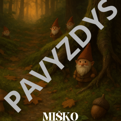 Rudens vakaronės Miško paslaptys scenrijus, idėja.