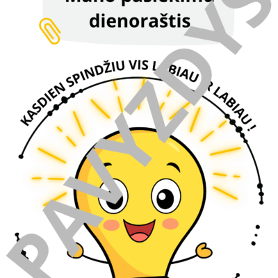„Mano pasiekimų dienoraštis” - individuali vertinimo pdf priemonė