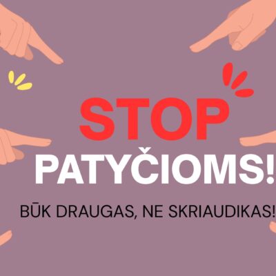 Skaidrės „STOP patyčioms! Būk draugas, ne skriaudikas“ – prevencinė priemonė 4–7 metų vaikams apie draugystę ir pagarbų elgesį.