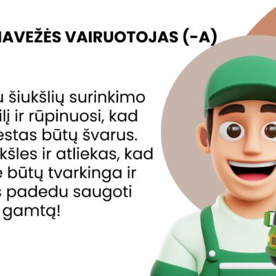 PDF priemonė „Kelionė po profesijų pasaulį“ – 35 skaidrių rinkinys vaikams apie 21 profesiją. Lavina kalbinius, pažintinius ir kūrybinius gebėjimus.