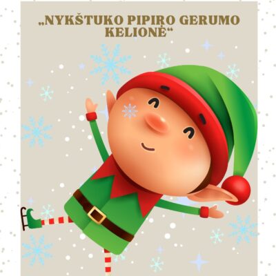 Nykštuko Pipiro gerumo kelionė – advento kalendoriaus žaidimas vaikams.