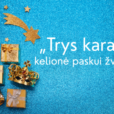 Edukacinės skaidrės apie Tris Karalius vaikams. Rinkinyje: iliustruotas pasakojimas ir 5 klausimų viktorina su atsakymais.