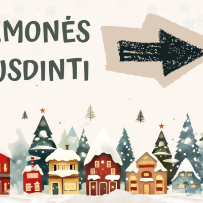 Kalėdinės mugės teminei veiklai skirtos skaidrės, supažindinančios vaikus su šventine mugės veikla, įtraukiant kūrybos ir sensorines veiklas.