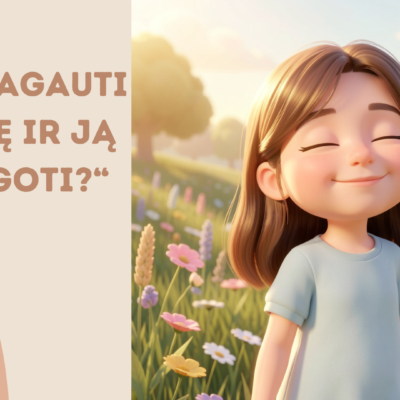 Skaidrės „Kaip pagauti ramybę ir ją išsaugoti?". Praktinis rinkinis: 15 skaidrių ir 5 užduotys, kurios moko ramybės per žaidimus bei eksperimentus.