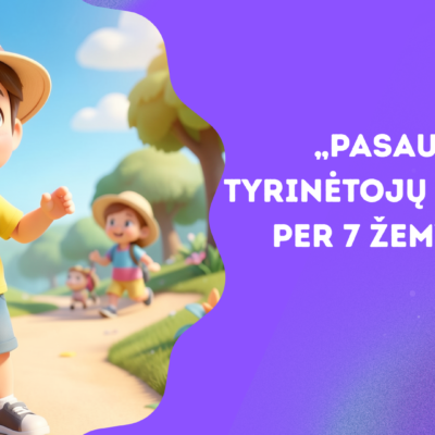 Vaizdinga kelionė per 7 pasaulio žemynus ikimokyklinio ir priešmokyklinio amžiaus vaikams – skaidrės ir kūrybinės užduotys.