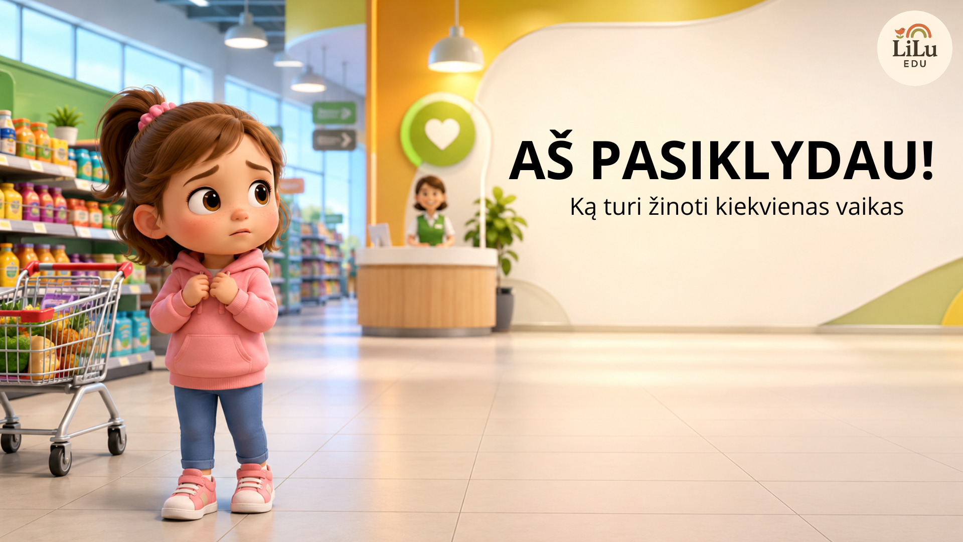 Prevencinės skaidrės „Aš pasiklydau“ – 25 skaidrių ugdymo priemonė ikimokyklinio ir priešmokyklinio amžiaus vaikams apie saugų elgesį pasiklydus.