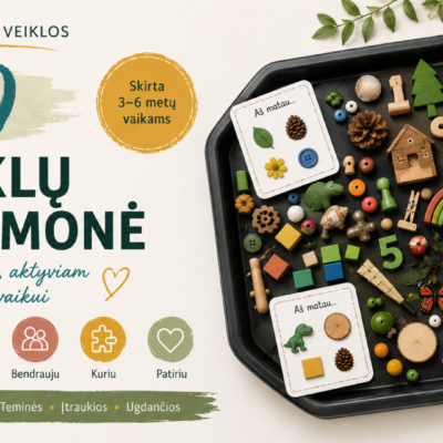 Kontekstinės veiklos: 60 veiklų priemonė 3–6 metų vaikams