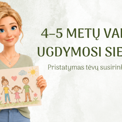 4-5 metų vaikų ugdymosi siekiai – 24 skaidrių pristatymas tėvų susirinkimui, parengtas remiantis Ikimokyklinio ugdymo programos gairėmis.