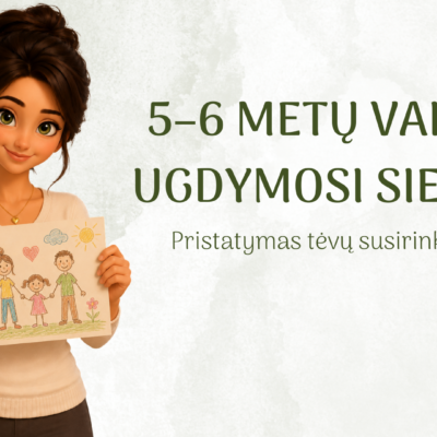 5-6 metų vaikų ugdymosi siekiai – 24 skaidrių pristatymas tėvų susirinkimui, parengtas remiantis Ikimokyklinio ugdymo programos gairėmis.